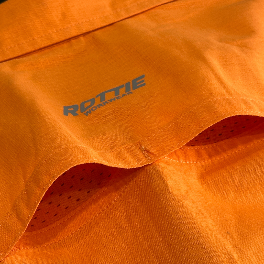ROTTIE RHBVROS - HALF BUTTON VIC-RAIL TAPED L/S SHIRT