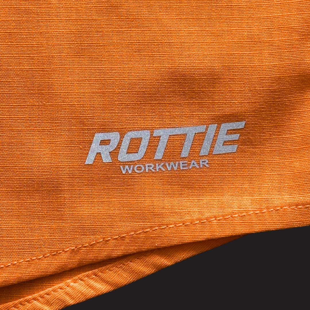 ROTTIE RHBVROS - HALF BUTTON VIC-RAIL TAPED L/S SHIRT