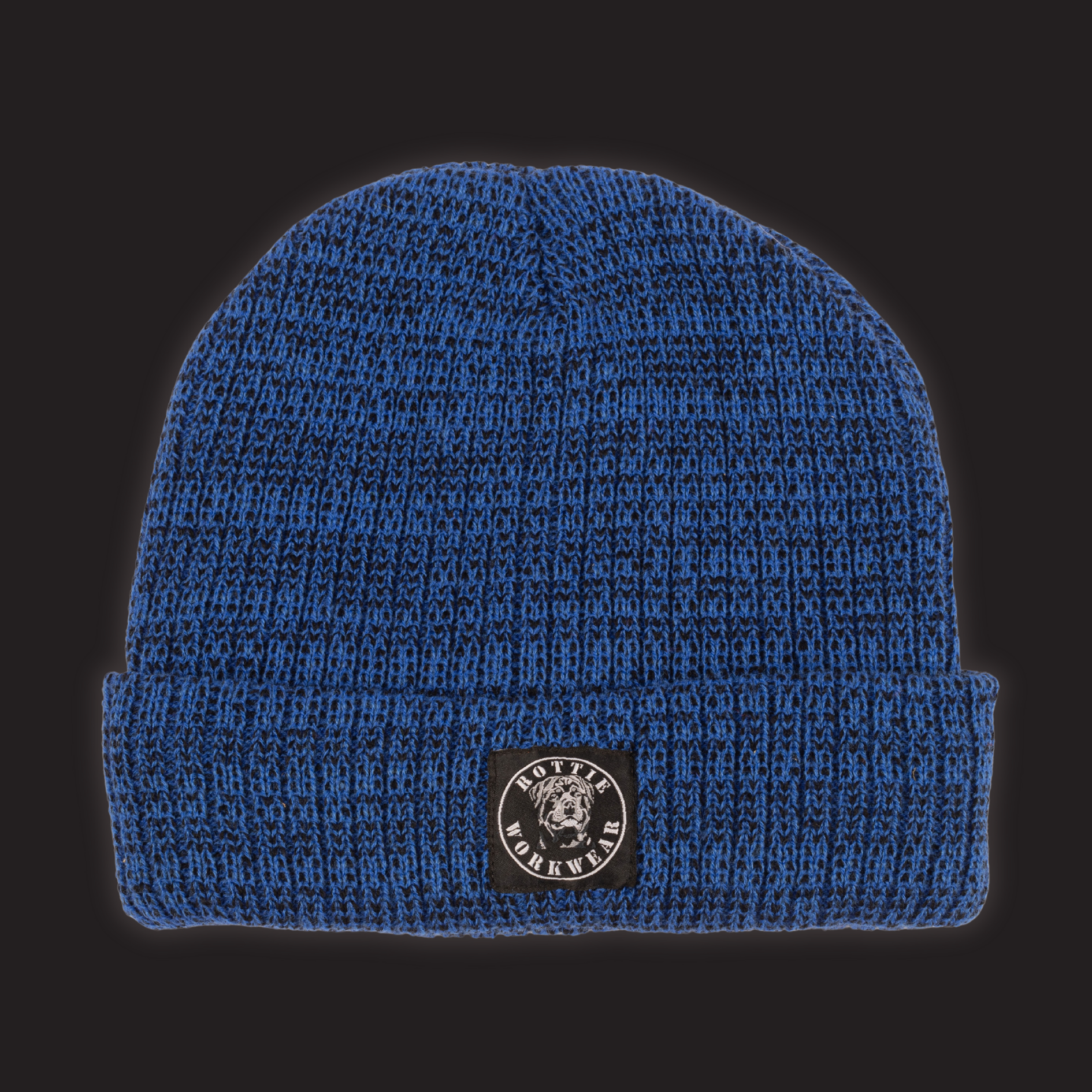 rottie workwear insulated beanie - blue