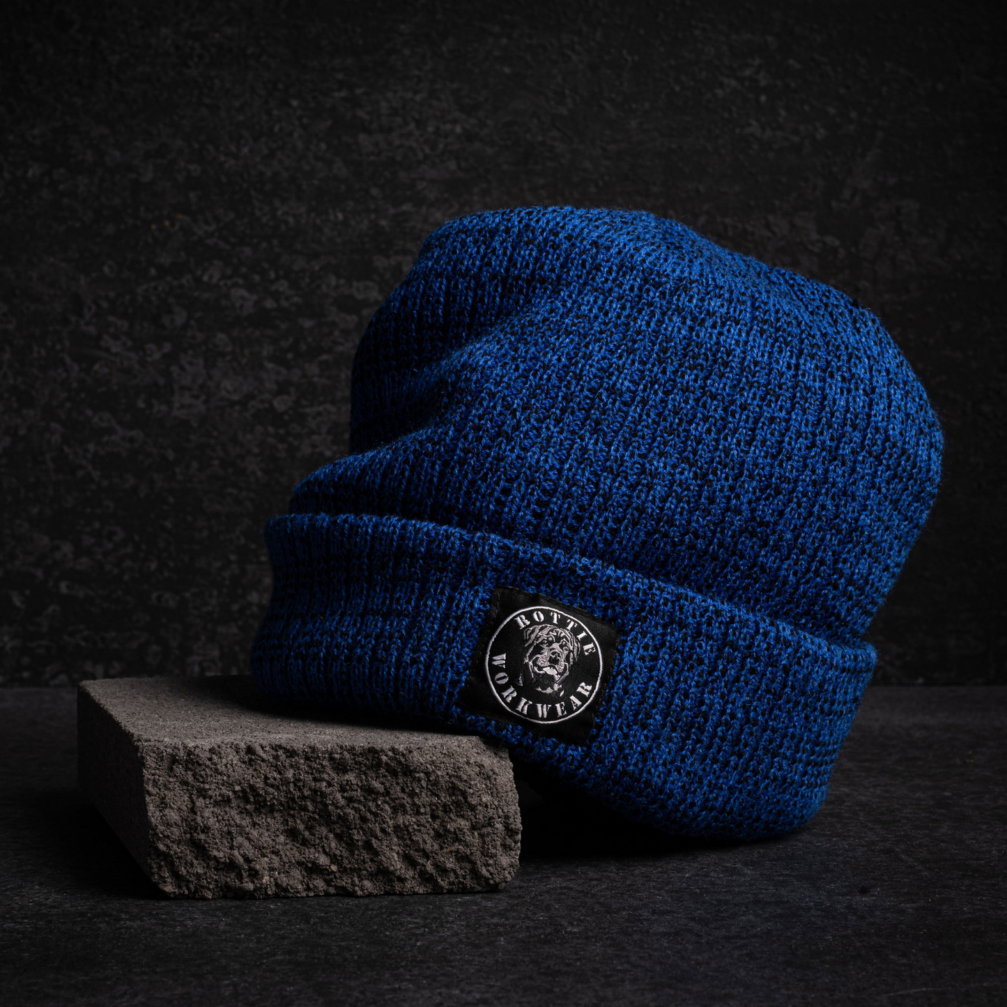 rottie workwear insulated beanie - blue