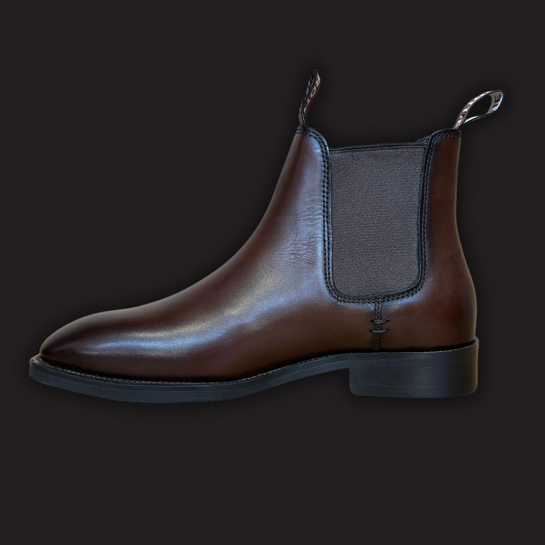 THE LIVINGSTONE - CHELSEA BOOT - SADDLE BROWN