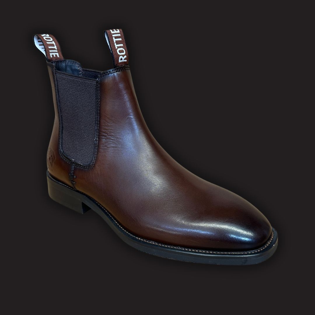 THE LIVINGSTONE - CHELSEA BOOT - SADDLE BROWN
