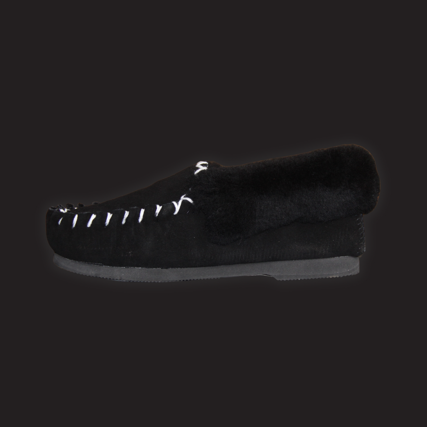 ROTTIE MOCCASIN - BLACK