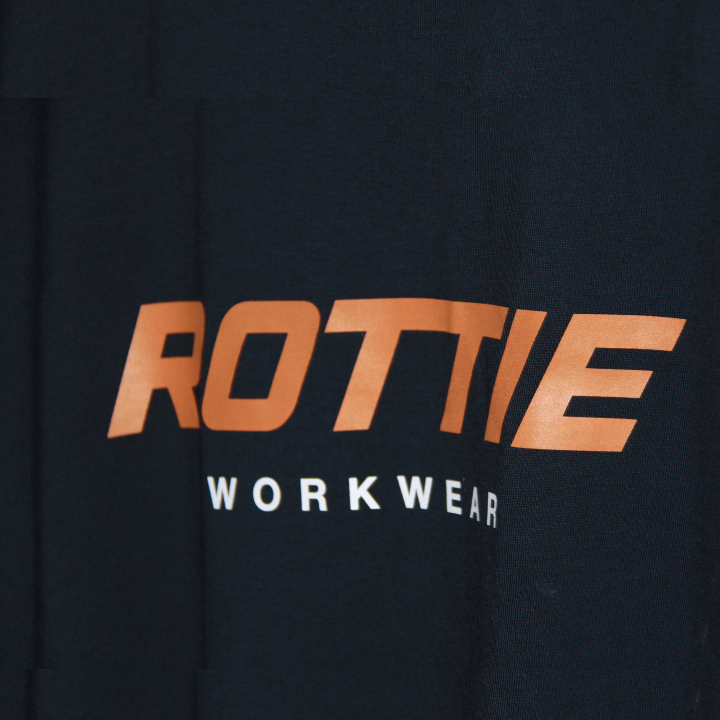 ROTTIE STATEMENT T-SHIRT BACK PRINT (BLACK)