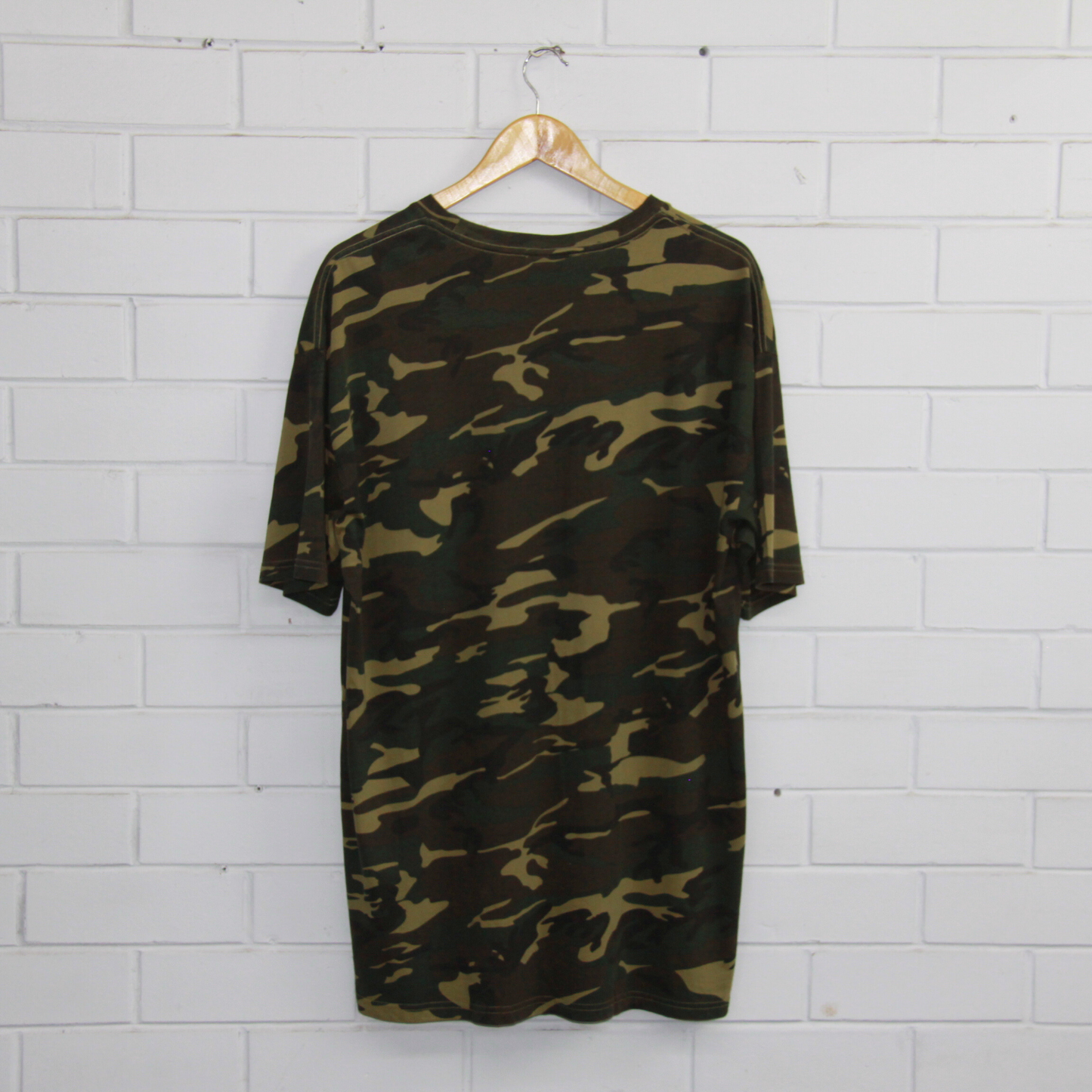 ROTTIE STATEMENT T-SHIRT FRONT PRINT (CAMO)