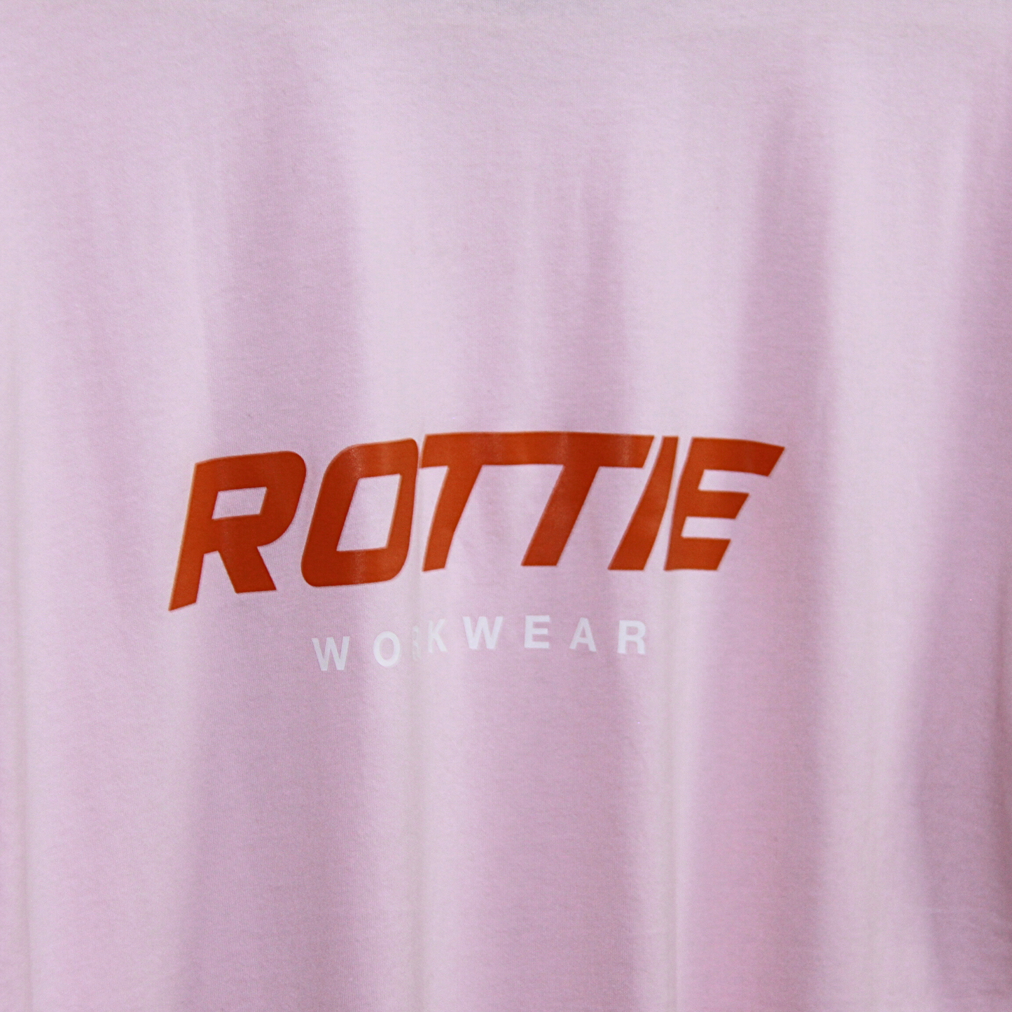 ROTTIE STATEMENT T-SHIRT BACK PRINT (PINK)