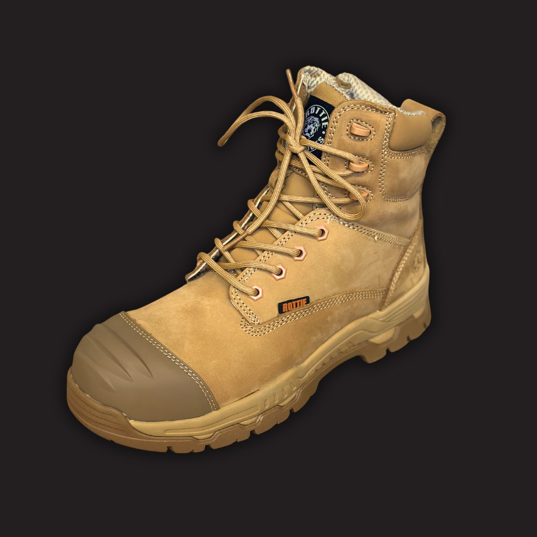 ROTTIE RWB10-CWP - ZIPSIDE WATERPROOF SAFETY BOOT (COMPOSITE TOE)