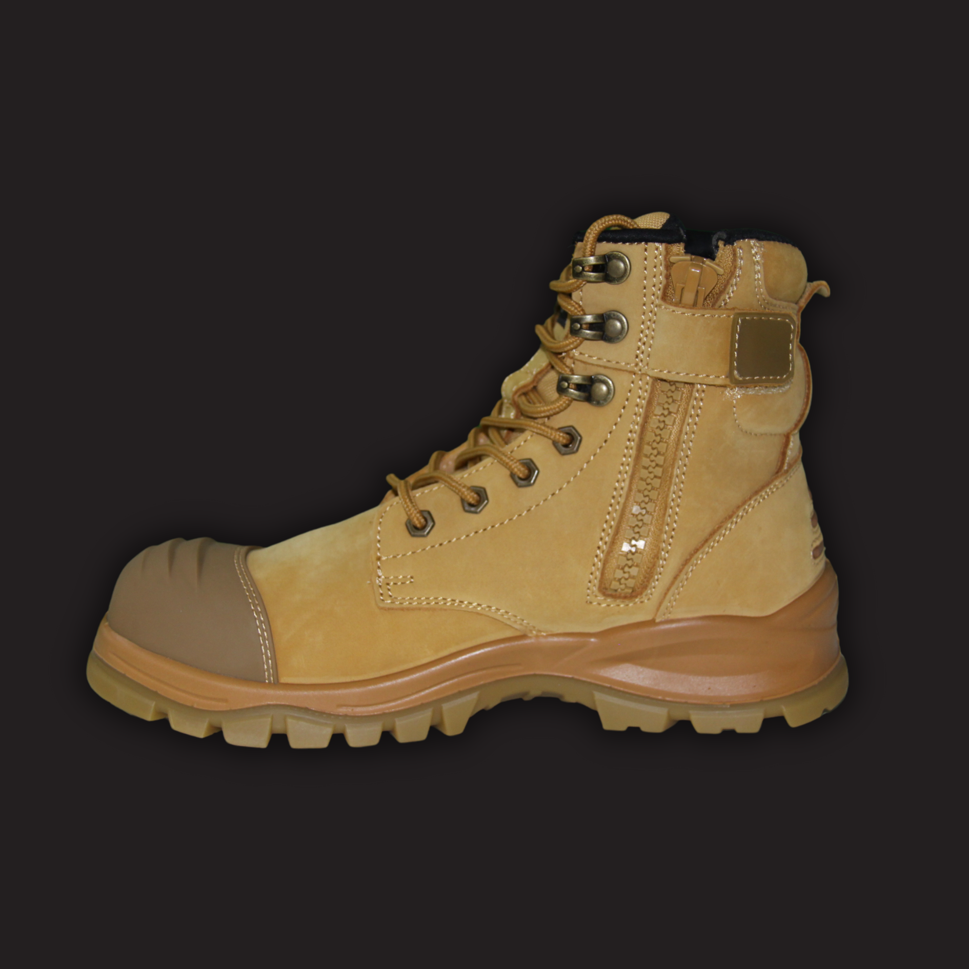 rottie workwear RWB8 work boot wheat