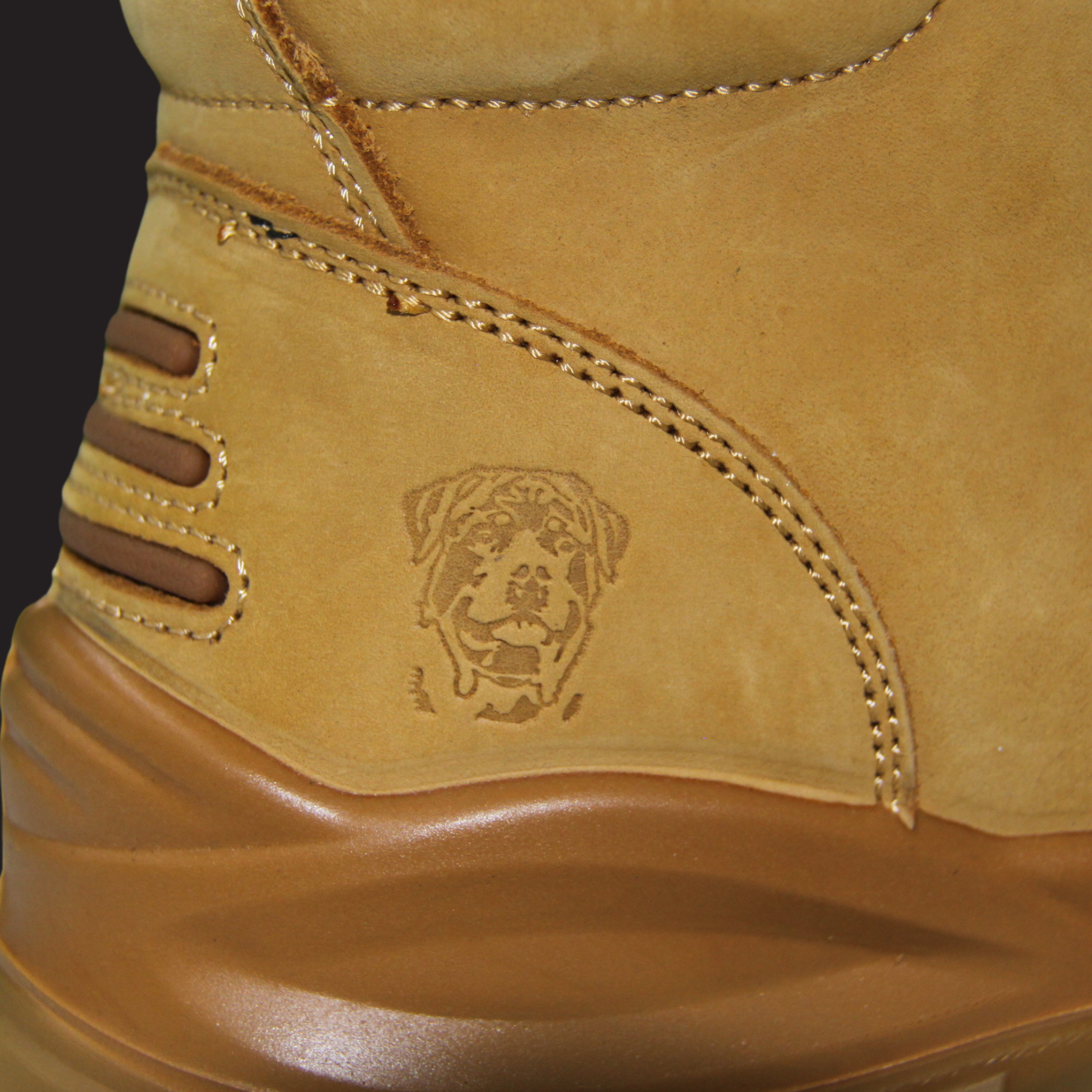 rottie workwear RWB8 work boot wheat