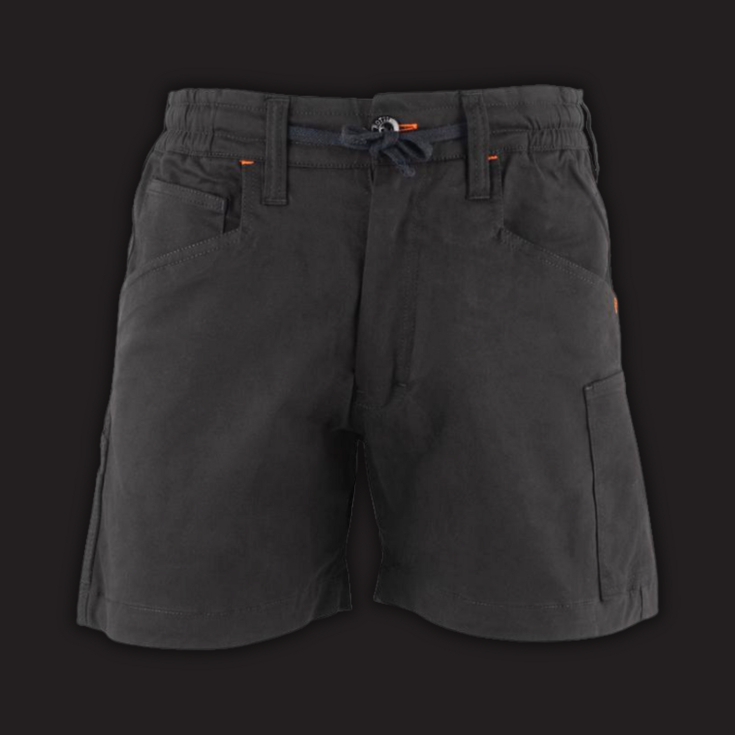 rottie workwear work shorts black