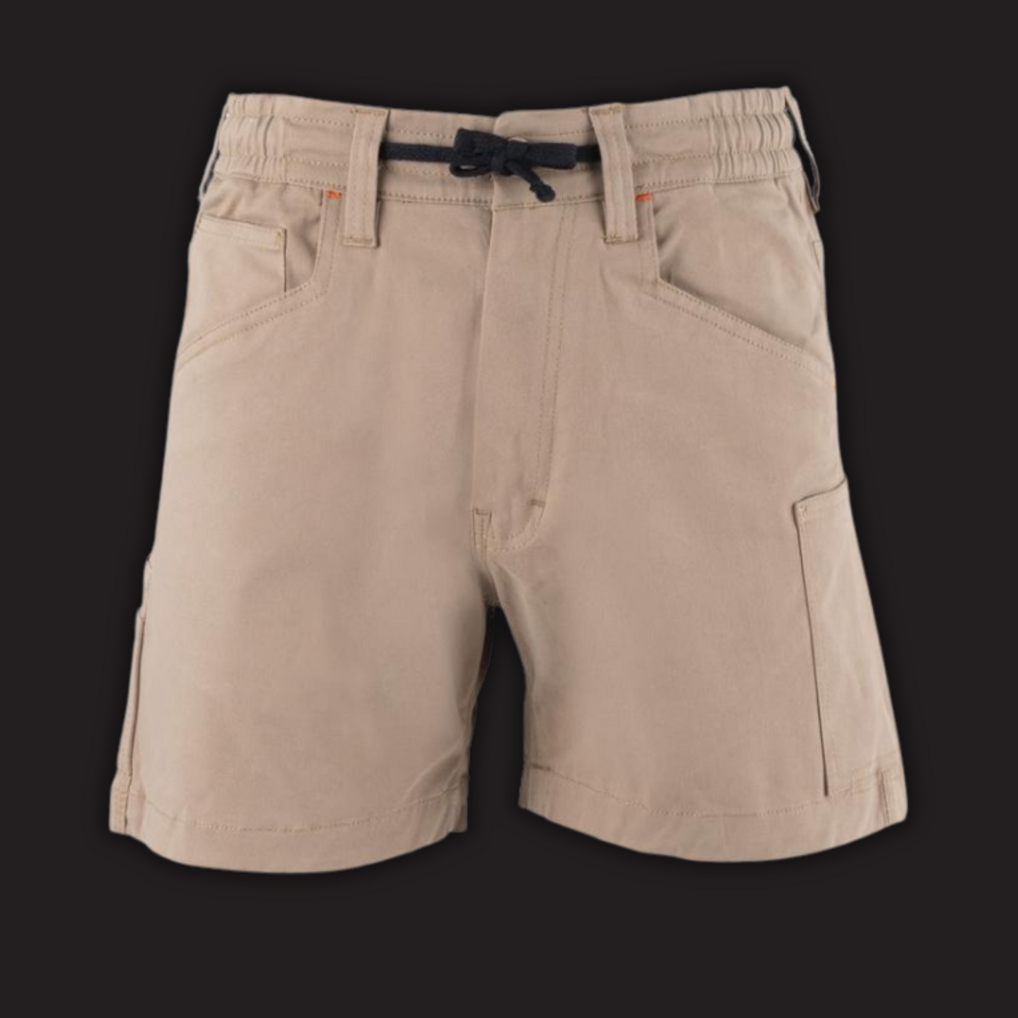 rottie workwear work shorts khaki