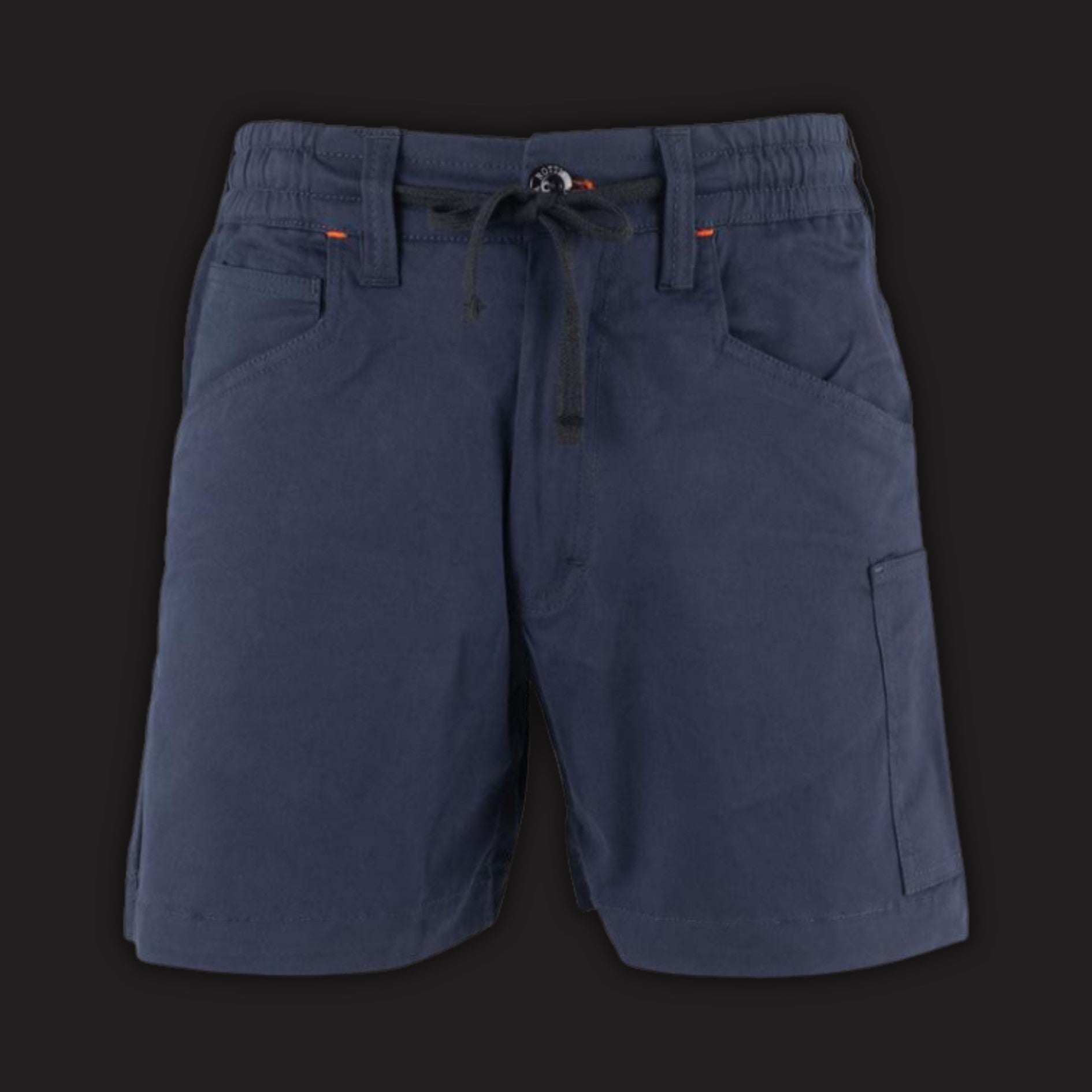 rottie workwear work shorts navy