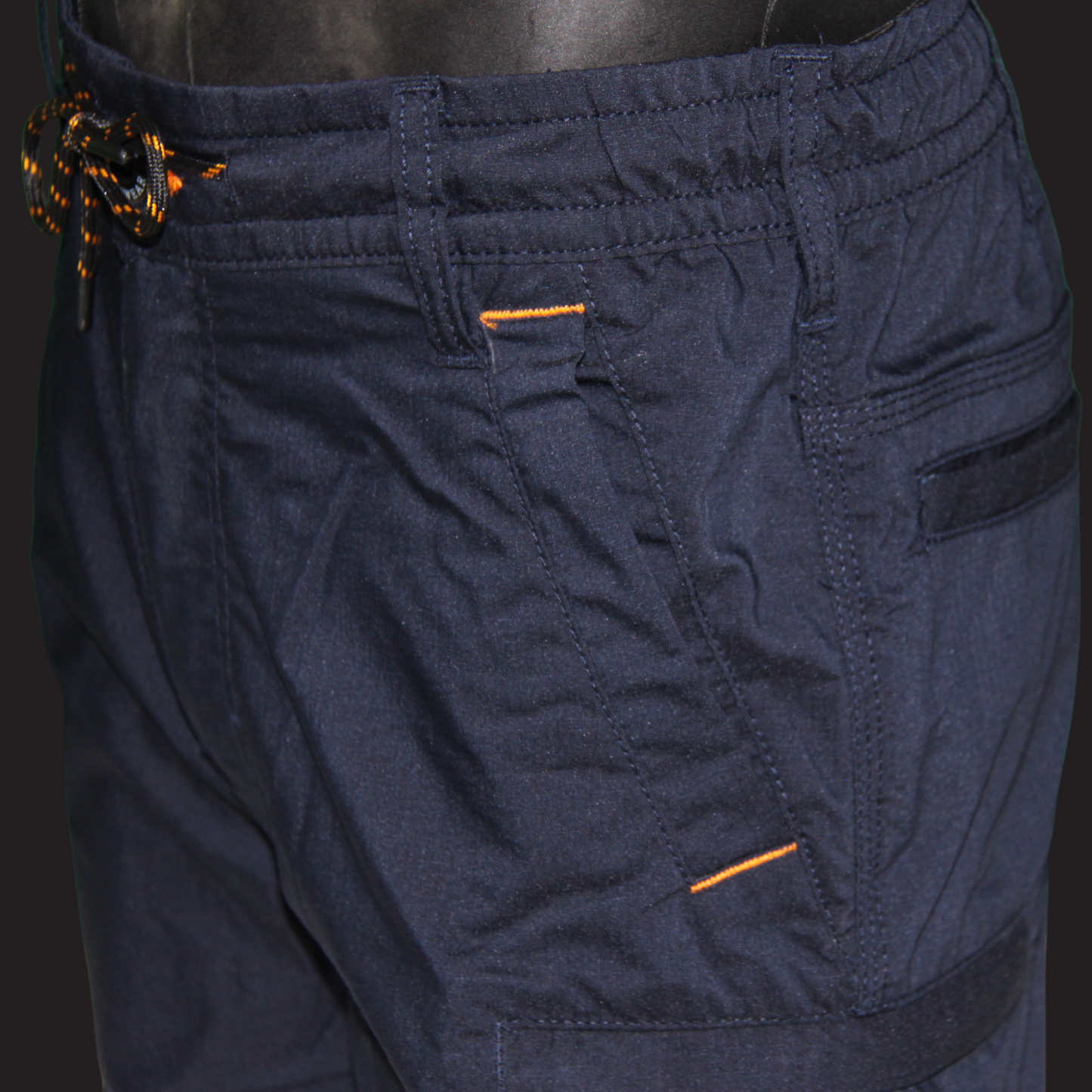 rottie workwear work shorts navy