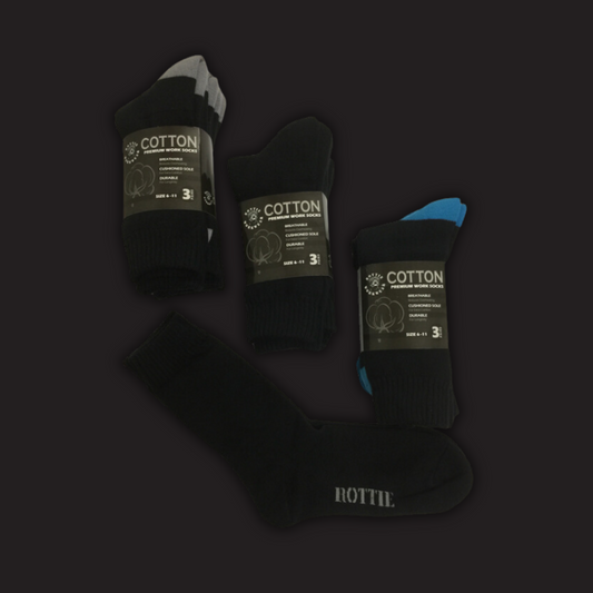 Rottie Cotton Socks 3 Pairs